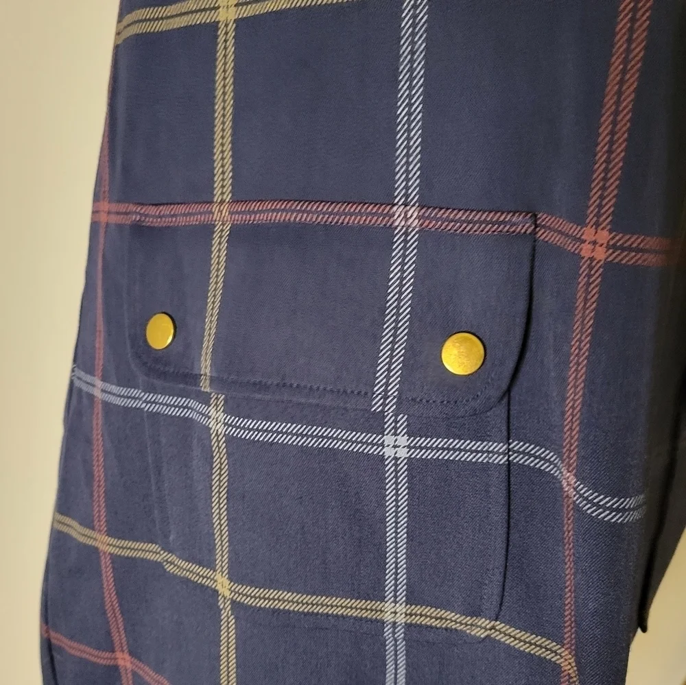 J Crew Women's Relaxed Printed Pocket Dress - Size (14) - Excellent Condition - Picture 5 of 10